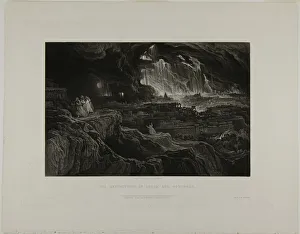 Apocalypse Gallery: The Destruction of Sodom and Gomorrah, from Illustrations of the Bible, 1832