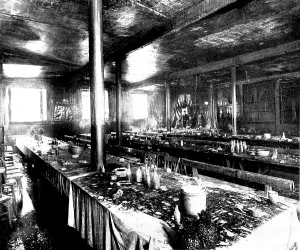 Aftermath Prints: The Destruction of Spurgeon's Tabernacle: remains of the supper preparations