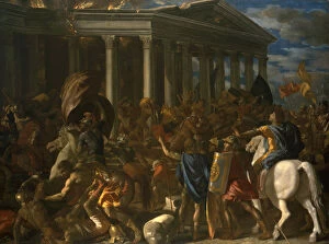 Poussin Gallery: The Destruction of the Temple of Jerusalem, 1625-1626