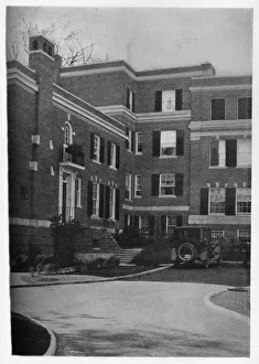 Canadian Prints: Detail, Chelsea Place, Montreal, Canada, 1926