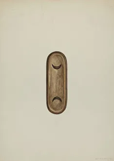 Detail, Front of Confessional, 1937. Creator: William Kieckhofel