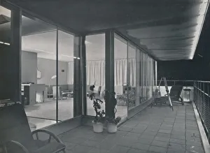 Richard Joseph Neutra Prints: Details of Richard J. Neutras Multistory House, 1942
