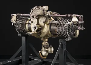 Propulsion Prints: Detroit Horizontally-Opposed 2-Cylinder Engine, ca. 1910-11