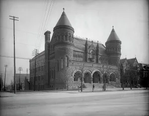 Romanesque Revival Prints: Detroit Museum of Art, between 1880 and 1899. Creator: Unknown