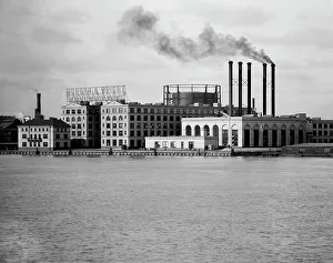 William H Prints: Detroit Rubber Works, Detroit, Mich. c1908. Creator: William H. Jackson