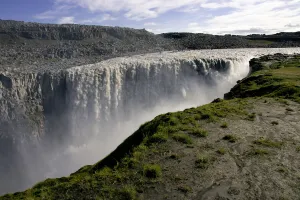 Waterfall Collection: Dettifoss Falls, Iceland. Creator: Tom Artin