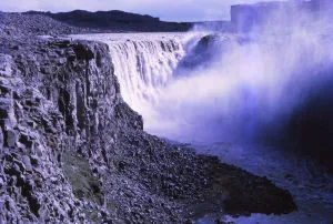 Dettifoss from NE, Iceland, 20th century. Artist: CM Dixon