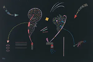 Rhythm Gallery: Deux Cotes, 1938. Creator: Kandinsky, Wassily Vasilyevich (1866-1944)