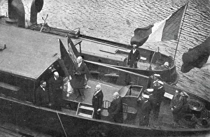 Wilson Thomas Woodrow Prints: Deux departs; a Brest: le president Wilson