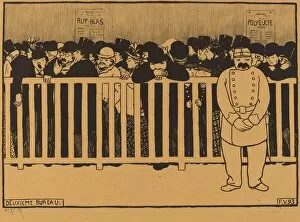 Lix Edouard Vallotton Gallery: Deuxieme Bureau (Box Office), 1893. Creator: Félix Vallotton