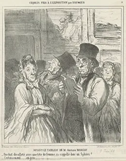 Catalogue Prints: Devant le tableau de Monsieur Gustave Moreau, 19th century. Creator: Honore Daumier