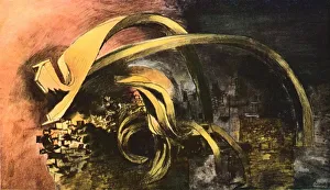 Devastation, 1941, City. Twisted Girders (1), 1941. Artist: Graham Sutherland Devastation, 1941, City. Twisted Girders (1), 1941. Artist: Graham Sutherland