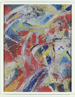 Carnival Prints: Development of a Theme in Red: Carnival, 1914. Creator: Jules Schmalzigaug