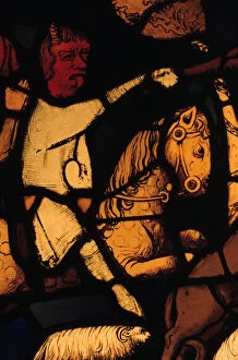 Devil on a horse, (detail)