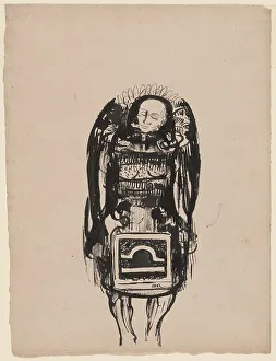 The Devil (Le Diable), 1896-1900. Creator: Odilon Redon
