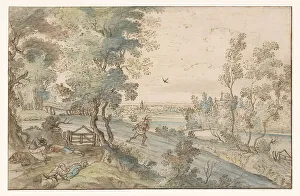 Sowing Prints: The devil sows weeds between the grain, 1643. Creator: Anon