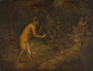 The Devil and Tom Walker, 1856. Creator: John Quidor (American, 1801-1881)