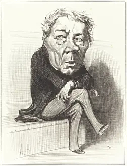 Nose Prints: Deville, 1849. Creator: Honore Daumier