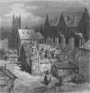 Rooftop Gallery: The Devils Acre - Westminster, 1872. Creator: Gustave Doré