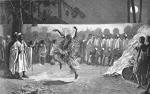 Dancing Gallery: The Devils Dance on the West Coast of Africa, 1890. Creator: Unknown