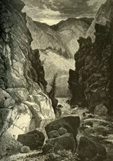 Ca±on Gallery: Devils Gate, Weber Canon, 1874. Creator: John Filmer