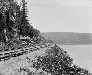 Tracks Prints: Devil's Lake, Wis. the Nose, between 1880 and 1899. Creator: Unknown