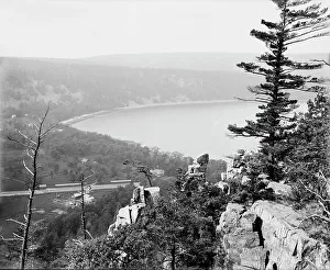 Devils Lake Prints: Devil's Lake, Wisconsin, between 1880 and 1899. Creator: Unknown