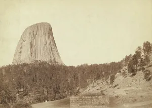 Grabill Prints: Devil's Tower Devil's Tower or Bear Lodge (Mato [ie Mateo] Tepee of)