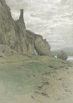 River Danube Prints: Devin II. 1897. Creator: Jindrich Tomec