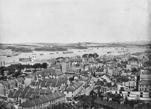 Frith And Company Prints: Devonport and the Hamoaze: From the Column, c1896. Artist: Frith & Co