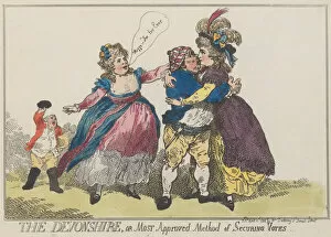 Cavendish Georgiana Gallery: The Devonshire, or Most Approved Method of Securing Votes, April 12, 1784
