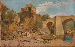 Studio Volume 80 Prints: Devonshire Bridge with Cottage, 1813. Artist: JMW Turner