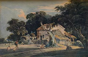 Devonshire Prints: A Devonshire Farm, c1798, (1921)