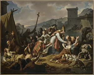 Plague Prints: The Devotion of Monsignor de Belsunce during the Plague of Marseille, 1720, before 1819
