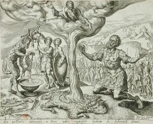 Maerten Heemskirck Prints: The Dew Upon the Fleece of Wool, 1561. Creator: Unknown
