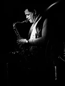 Dexter Gordon, Ronnie Scotts, Soho, London, 1977. Artist: Brian O Connor