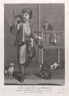 Dgi-Guerdgi Albanois, qui porte au Bezestein des Foyes de Mouton pour nourrir les Chats
