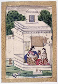 Dhanashri Ragini, Ragamala Album, School of Rajasthan, 19th century Dhanashri Ragini, Ragamala Album, School of Rajasthan, 19th century