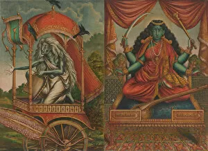 Devi Gallery: Dhumavati / Matangi, 1885-90. Creator: Unknown