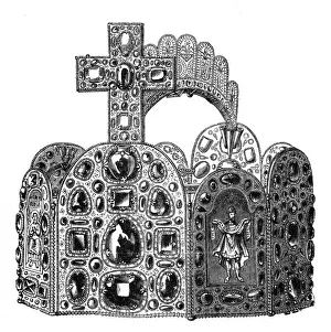 Carlomagno Gallery: The diadem of Charlemagne, c8th century, (1870)