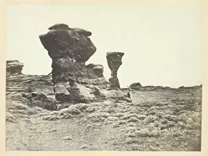 Andrew Joseph Russell Gallery: Dial Rock, Red Buttes, Laramie Plains, 1868 / 69. Creator: Andrew Joseph Russell