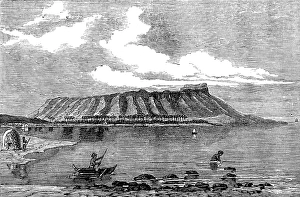 Annexation Prints: Diamond Head, Sandwich Islands, 1873. Creator: Unknown