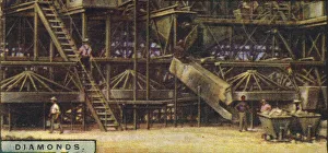 Diamond Mining Gallery: Diamonds. Washing Plant, Kimberley, 1928