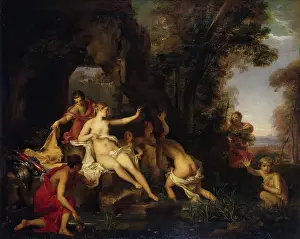 Classical Prints: Diana and Actaeon, 1715. Creator: Louis Galloche
