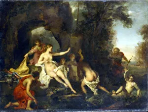Actaeon Gallery: Diana and Actaeon, 1732. Artist: Louis Galloche