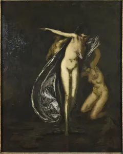 Banks Prints: Diana and Actaeon (Artemis surprise au bain par Acteon)