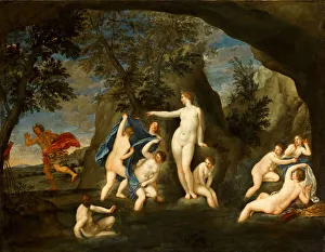 Actaeon Gallery: Diana and Actaeon, c. 1640. Creator: Albani, Francesco (1578-1660)