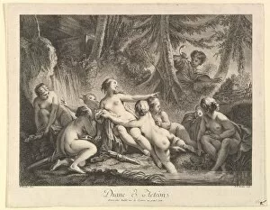 Tardieu Collection: Diana and Acteon. Creator: Pierre Francois Tardieu
