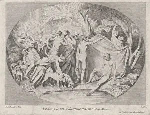 Bouchardon Edme Gallery: Diana at the Bath After Returning from the Hunt, ca. 1730-60
