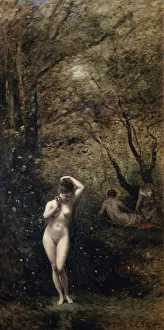 Diana Bathing, 1873-1874. Artist: Jean-Baptiste-Camille Corot